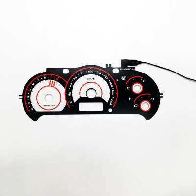 Customized high brightness and low consumption EL flash gauge panel, car meter